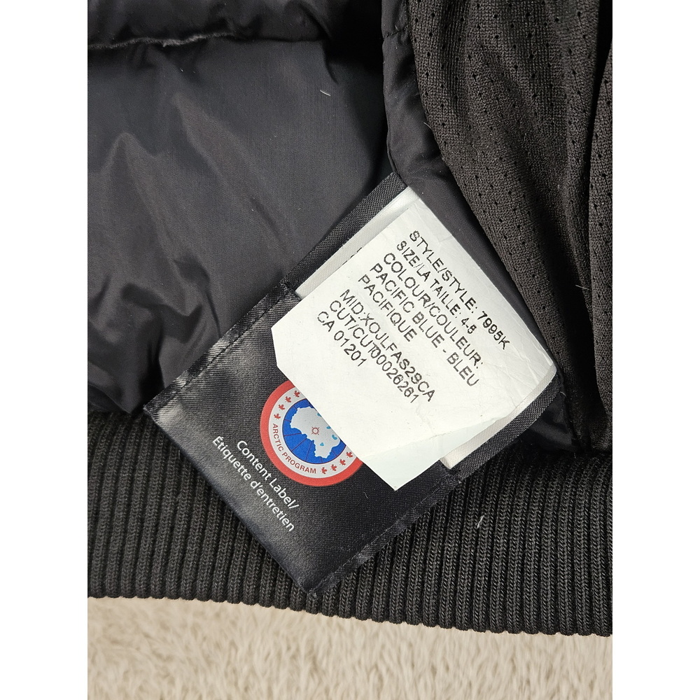 Canada Goose Kids Grizzly Bomber Jacket Removable Fur-trimmed Hood and Reflectiv - Picture 4 of 10